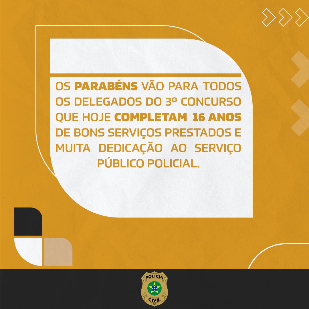 Pol Cia Civil Celebra Anos Da Turma De Delegados Pol Cia Civil